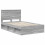 VidaXL vidaXL Bed Frame Grey Sonoma 120 x 190 cm Solid Pine Wood 5