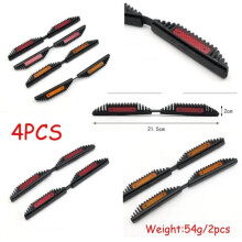 Car Door Protector, Reflective Car Side Door Edge Protection Trim, Clip-on Reflector, for