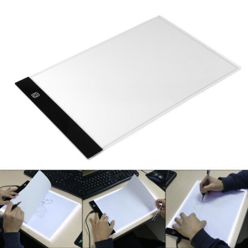 A4 LED Light Table Sketchpad LED Pad for Drawing Light Box - 35cm x 23.5cm