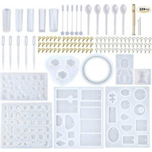 Silicone molds for jewelry making - DIY - Epoxy resin - High quality - 1 set