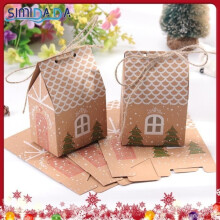 Gift Bags - Unspecified - House Shape - 50 Pieces - Kraft Paper - Christmas Decoration