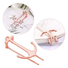 20pcs Bookmarks - Creative - Metal - Anchor - Rose Gold - 6.5 x 1.5 cm BOOKMARK