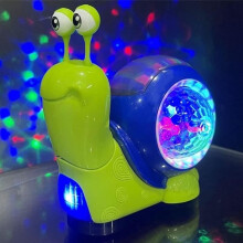 Baby Snail - Electric Toy - Racing Toy - Tummy Time Light-Up Musical Snail Baby Musical Toy Developmental Toy