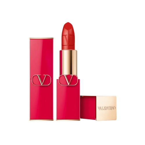 Valentino, Rosso, Satin Finish, Cream Lipstick, 209A, Refillable, 3.5 g