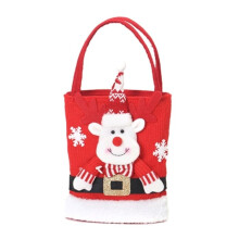 Christmas Gift Bag - Cartoon Design - Large Capacity - 22x20x2 cm