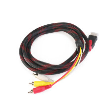 1hdmi3 Goudgeplateerde Convert Kabel Voor Hoge Resolutie Hdtv