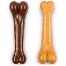 Dog Toy - Indestructible Chew Bone - Beef and Bacon Flavor - Large Dog - Durable