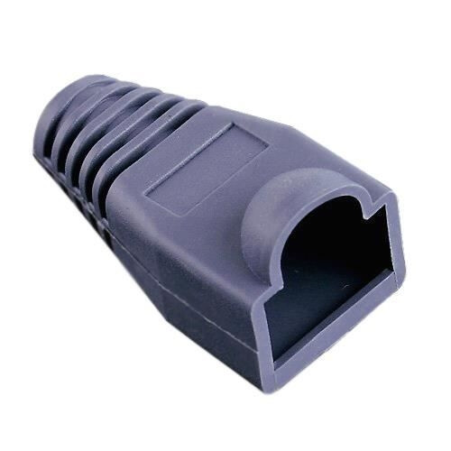 50 RJ45 modular connectors + 50 sockets + 50 boots/caps 1