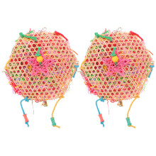 2St Kauwspeeltje Bamboe Hanger Leuk Multi