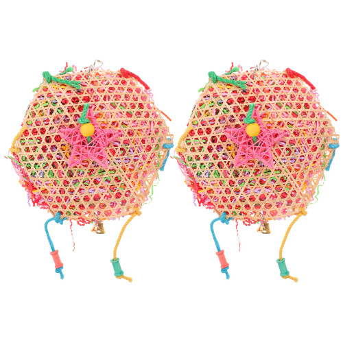 2St Kauwspeeltje Bamboe Hanger Leuk Multi