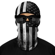 Balaclava, made of high-tech polyester fiber fabric, offers ultimate protection for your face and neck against the cold.