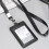 Badge Holder - Unspecified - 4PCS - PU Leather - Lanyard - Transparent 1