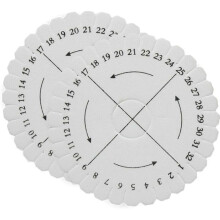 Hand Braiding Discs, Round Braiding Board, Beaded Cord Discs, Jewelry Making Plate, 2 Pieces (Round)