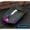 Gaming Mouse, Wired USB Optical Gaming Mouse with LED Lights, 6 Buttons for Laptop, PC (Black) 3