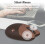 Silent 2.4 GHz wireless mouse for girls with USB receiver, 4 programmable buttons, Coffee 3