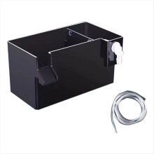 Black Acrylic External Aquarium Filter, Wet/Dry Separation, Small Silent External Aquarium Filter, Overflow