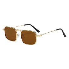 Stylish Square Frame Sunglasses with Metal Texture Stylish-6