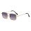 Square Frame Sunglasses Metal Texture with Spring Hinges-4 1