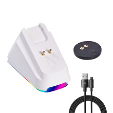 Plastic en metalen muisoplaadstation voor G502X-Wit
