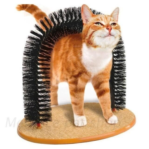 Cat brush, scraper, cat toy, pet supplies, thick bow