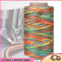 Dilwe Sewing Accessories 250 meters 150d Cradiouter Flat Sewing Thread Hand Sewing Haberdashery Colorful
