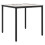 VidaXL vidaXL Dining Table White 80 x 80 x 75 cm Solid Pine Wood 2