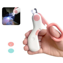 Professional LED Nail Clippers - For Small Dogs and Cats - Non-Slip Handles - Enhanced Safety