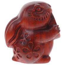 1Houten Bunny Decoratief Hangend Ornament Voor Huis En Sleutels