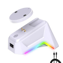 Muislaadstation met intelligente verlichting voor G502 X-Wit