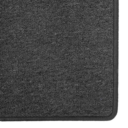 VidaXL vidaXL Carpet Runner Dark Grey 100 x 150 cm 100% Polypropylene 1
