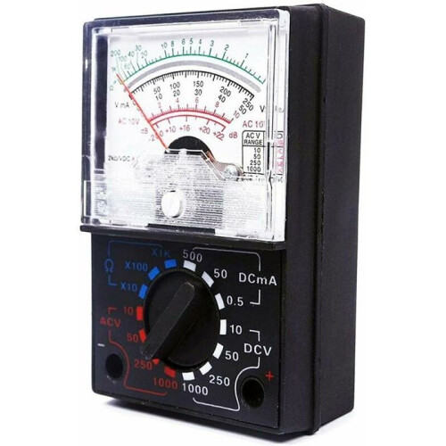 Analog Multimeter - YX 1000 A AC/DC Electrical Continuity Tester - Multi-Color Resistance Measurement Largeight 1