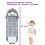 Ohlala Sleeping Bag with Comfortable and Soft Pillow for Children 160*60cm - Grey 2