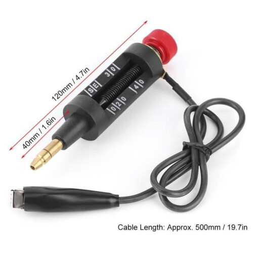 Tbest Ignition Coil Tester, Adjustable Online Spark Plug Tester, Coil Diagnostic Repair Tools 1