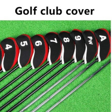 Golf Clubs Iron Head Covers, Golf Head Protector for Men and Women, Neoprene Golf Head Case