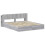 VidaXL vidaXL Bed Frame with Storage Grey Sonoma 180 x 200 cm Engineered Wood 4
