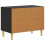 VidaXL vidaXL Bedside Table Black 62 x 34.5 x 48 cm Engineered Wood 4