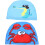 Lot de 2 bonnets de bain pour garçons, en polyester confortable, protégeant les oreilles. 1