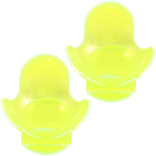2 stuks fluorescerend gele tennisbal-tailleclips voor training en wedstrijden.