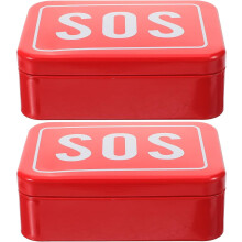2er-Set Outdoor-Überlebensboxen, multifunktionale Werkzeugkoffer, wetterfest versiegelt, Camping