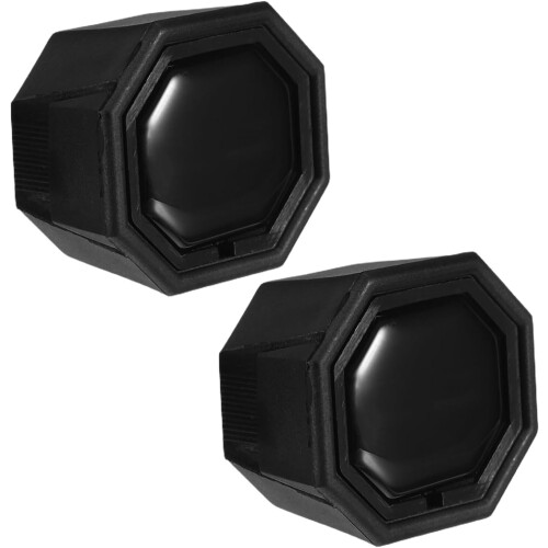 2Pcs Tennis Racket End Caps 4 1/4 Plastic Handle Bottom Covers Replacement Grip Protectors