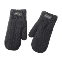 (Dark Grey) Men Multifunction Winter Gloves Double Layers Acrylic Fleeces Insulation Durability For Outdoor Work Cycling Skiing  Navy Blue