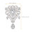 1Delicate Rhinestone Broche, Modieus Accessoire Dames 2