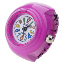 Unieke roestvrijstalen quartz horlogering sieraden cadeau-roze