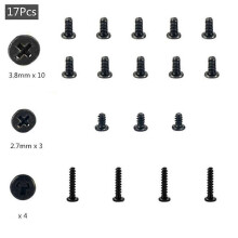 (B) for Switch Left Right Controller Full Set Screw Mount Replacement Kit Game Accessories with Screwdriver Multicolor