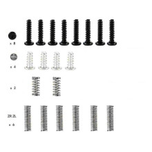 (C) for Switch Left Right Controller Full Set Screw Mount Replacement Kit Game Accessories with Screwdriver Multicolor