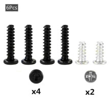 (A) for Switch Left Right Controller Full Set Screw Mount Replacement Kit Game Accessories with Screwdriver Multicolor