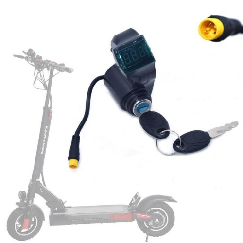 Electric scooter voltmeter, throttle voltmeter with digital voltage display for Kugoo M4 Pro 2
