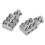 Vvikizy 2-Piece 12-Way Battery Post-Terminal Distribution Ends Auto Box Clamp 3