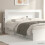 VidaXL vidaXL Headboard Cabinet with Storage White Engineered Wood 3