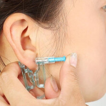 QN 10pcs Disposable Ear Piercing Gun Tool for Ear Piercing, Safety Aseptic @4